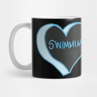 I Love Swimming Mug